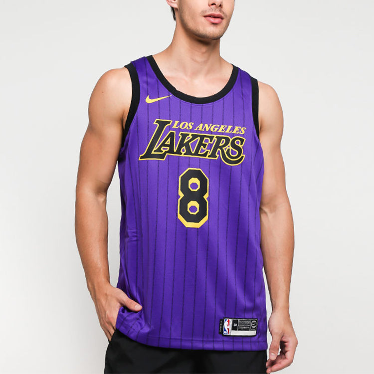 Nike NBA Los Angeles Lakers Kobe Bryant #8 City Edition Swingman Jersey 'Purple' 2018/19 AV4270-504