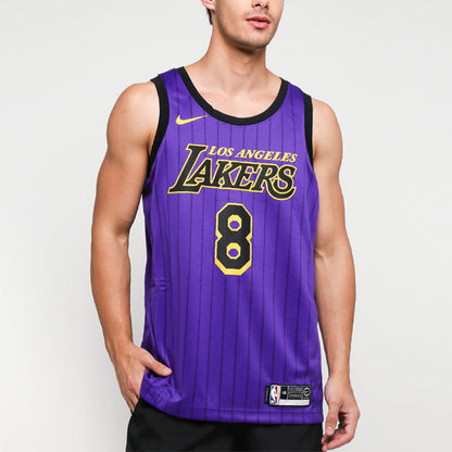 Nike NBA Los Angeles Lakers Kobe Bryant #8 City Edition Swingman Jersey 'Purple' 2018/19 AV4270-504