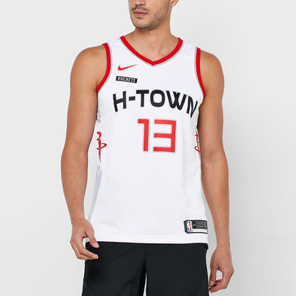 Nike NBA Houston Rockets James Harden #13 SW Swingman Jersey – White (AV4640-101)