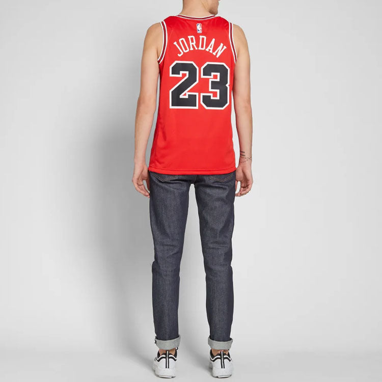 Nike NBA Chicago Bulls Michael Jordan Icon Edition Swingman Jersey | Red #23 | AO2915-657