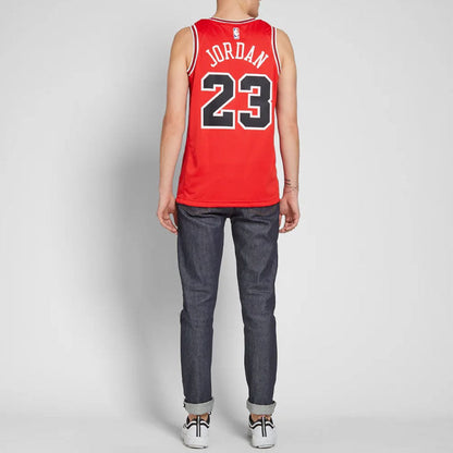 Nike NBA Chicago Bulls Michael Jordan Icon Edition Swingman Jersey | Red #23 | AO2915-657