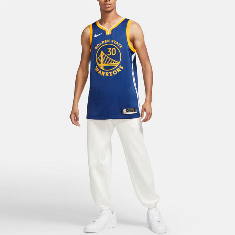Nike NBA Golden State Warriors Stephen Curry #30 SW Fan Edition Jersey – Blue 2020/21 (CW3665-401)