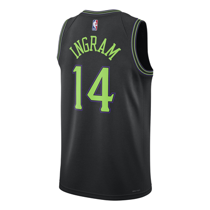 Nike Dri-FIT NBA New Orleans Pelicans Brandon Ingram #14 City Edition Swingman Jersey – Black 2023/24 (DX8511-011)