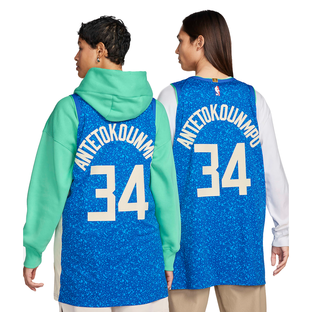Nike Dri-FIT ADV NBA Authentic Jersey – Milwaukee Bucks Giannis Antetokounmpo #34 City Edition 2023/24 (DX8766-406)