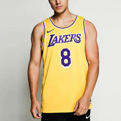 Nike NBA Los Angeles Lakers Kobe Bryant #8 Icon Edition Swingman Jersey 'Gold' AV1229-728