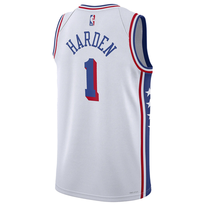 Nike NBA Association Edition Swingman Jersey – Philadelphia 76ers James Harden White 2023/24 (DX8472-100)