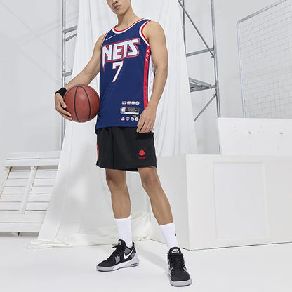 Nike NBA Kevin Durant #7 Brooklyn Nets 75th Anniversary Classic Edition Swingman Jersey – Navy Blue (DB4018-492)