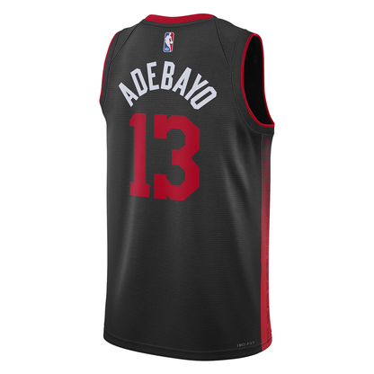 Nike Dri-FIT NBA Miami Heat 2023/24 City Edition Swingman Jersey – Bam Adebayo #13 | Black | DX8508-012