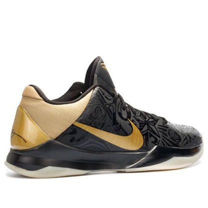 Nike Zoom Kobe 5 'Big Stage Away' Black / Metallic Gold / White 386429-008