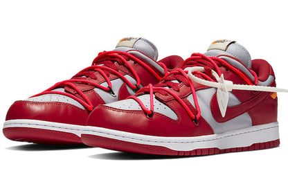Nike x Off-White Dunk Low 'University Red' – CT0856-600