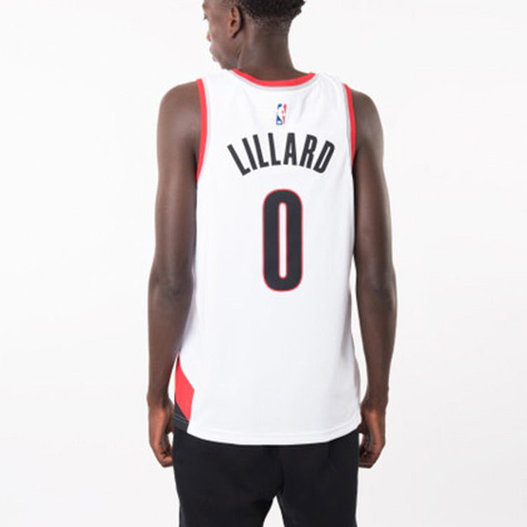 Nike NBA Swingman Jersey – Portland Trail Blazers | Damian Lillard #0 | 864445-100 | White