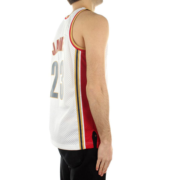 Mitchell & Ness NBA LeBron James #23 Cleveland Cavaliers 2003/04 Swingman Jersey – White (SMJYCP19209)