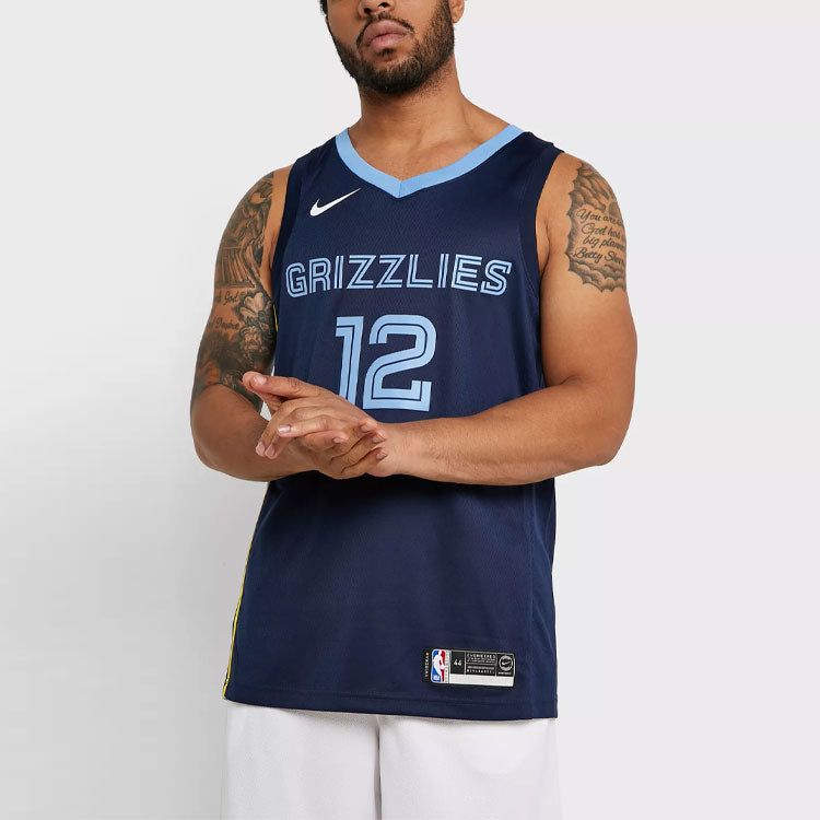 Nike NBA Memphis Grizzlies 'Ja Morant #12' SW Fan Edition Jersey 'Navy' (AA7095-426)
