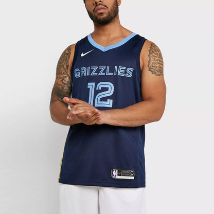 Nike NBA Memphis Grizzlies 'Ja Morant #12' SW Fan Edition Jersey 'Navy' (AA7095-426)