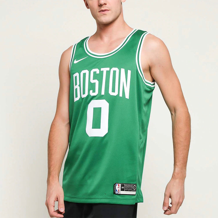 Nike NBA Boston Celtics Jayson Tatum #0 Icon Edition Swingman Jersey 'Green' 864461-319