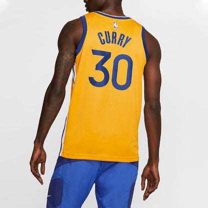 Nike NBA Golden State Warriors Stephen Curry Icon Edition Swingman Jersey – #30 Gold (AT9799-731)