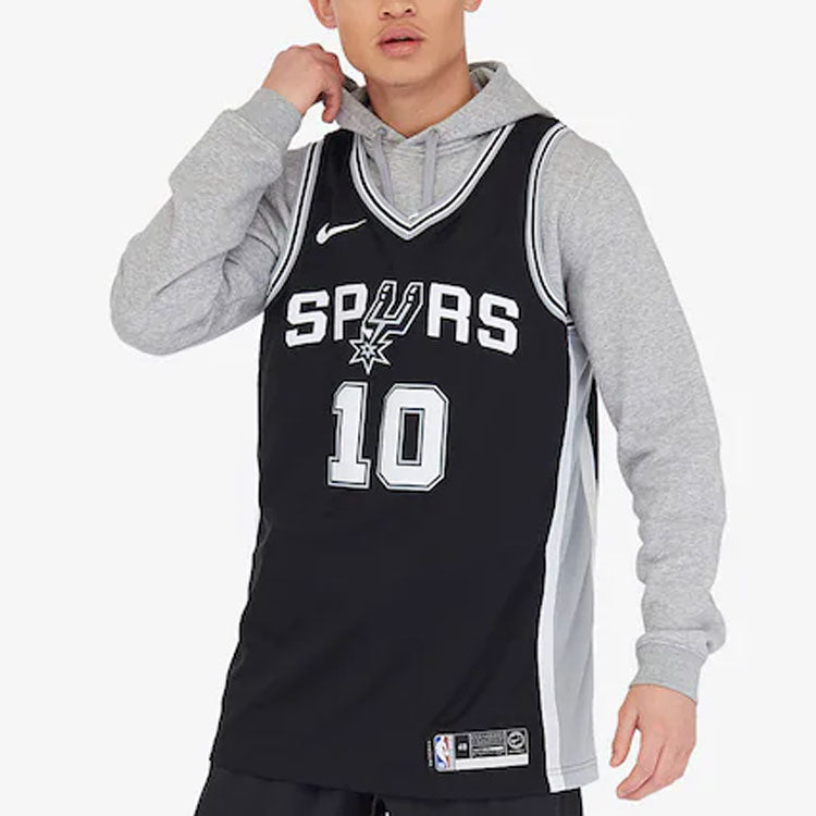 Nike NBA DeMar DeRozan #10 San Antonio Spurs Icon Edition Swingman Jersey – Black 864509-018