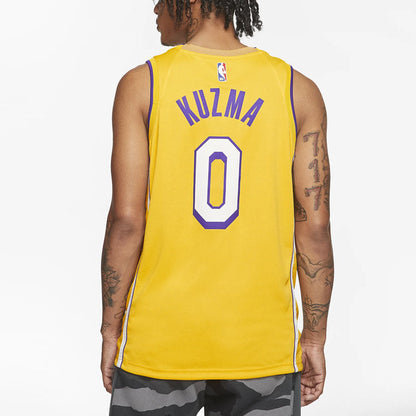 Nike NBA LA Lakers Kyle Kuzma #0 Lore Series Swingman Jersey – Yellow (AV4646-728)
