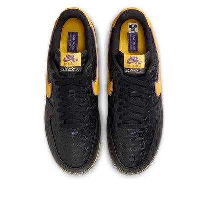 Nike x Kobe Bryant Air Force 1 Low 'Lakers Away' – Black/Gold/Purple (HV5122-001)