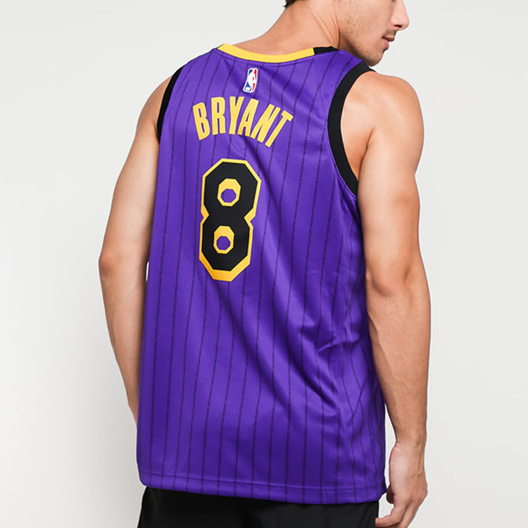Nike NBA Los Angeles Lakers Kobe Bryant #8 City Edition Swingman Jersey 'Purple' 2018/19 AV4270-504