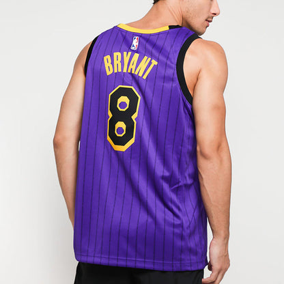 Nike NBA Los Angeles Lakers Kobe Bryant #8 City Edition Swingman Jersey 'Purple' 2018/19 AV4270-504