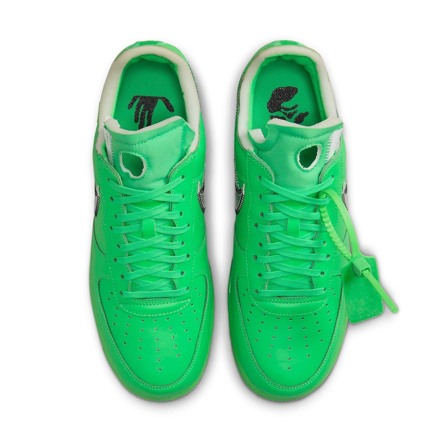 Nike x Off-White Air Force 1 Low 'Brooklyn' Light Green Spark DX1419-300