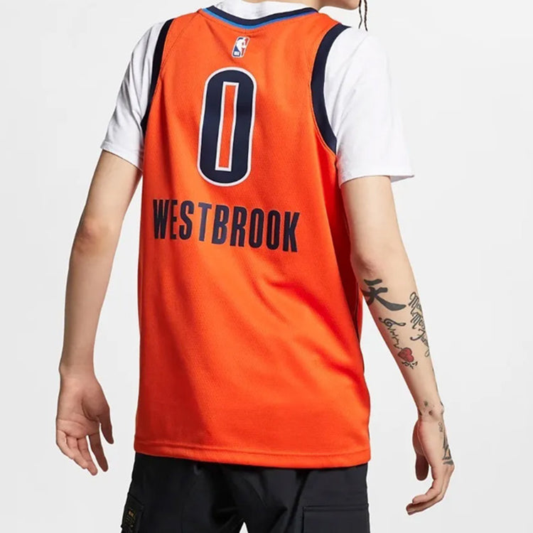 Nike NBA Swingman Jersey Earned Edition – Orange | BQ1171-891