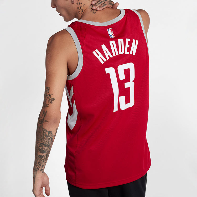 Nike NBA Houston Rockets James Harden SW Fan Edition Jersey | Red #13 | 864477-657
