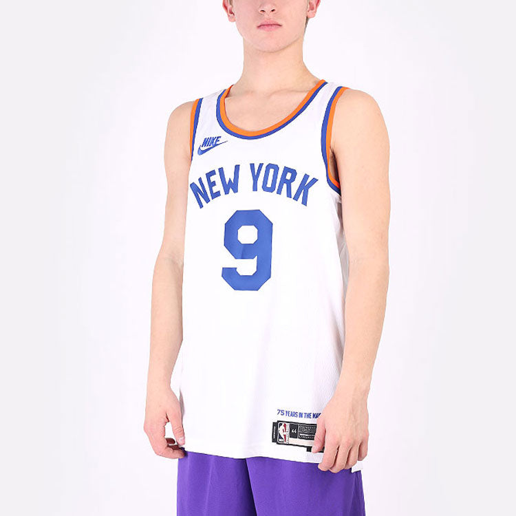 Nike x NBA New York Knicks RJ Barrett #9 Swingman Jersey – White (DB4121-100)