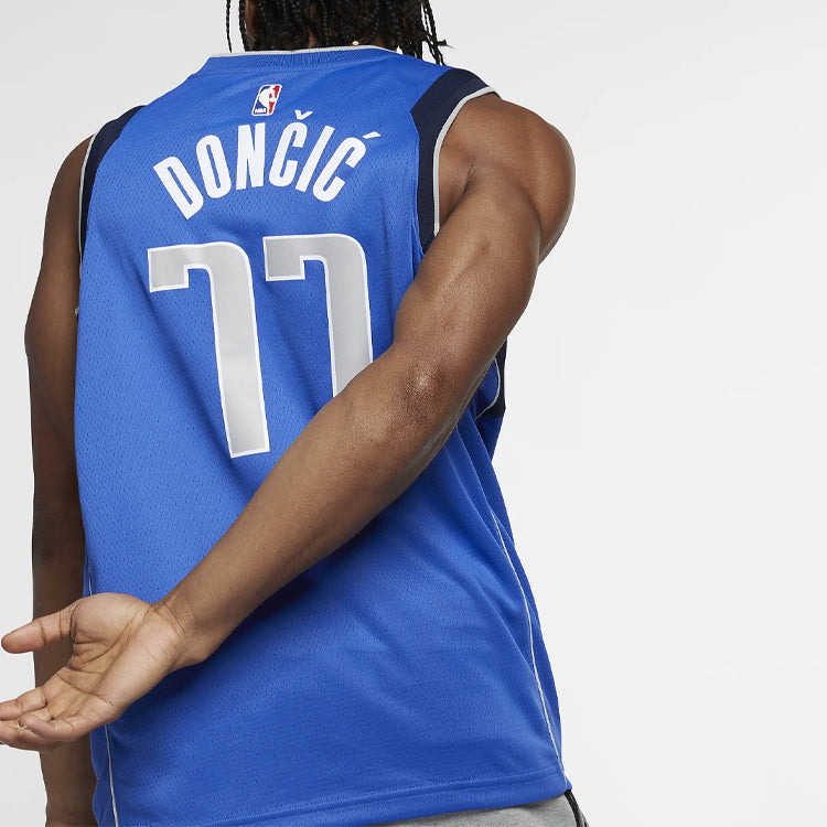 Nike NBA Luka Dončič Dallas Mavericks SW Fan Edition Swingman Jersey #77 – Blue (864469-487)