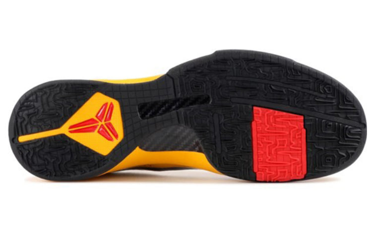 Nike Zoom Kobe 5 'Bruce Lee' Del Sol/Black/Metallic Silver 386429-701