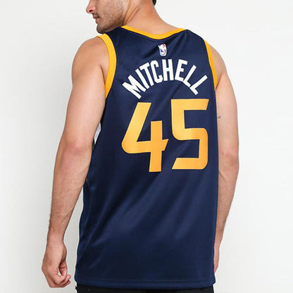 Nike NBA Utah Jazz Donovan Mitchell #45 Swingman Jersey – Navy/Gold (864513-425)
