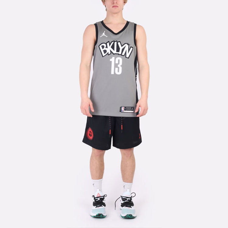 Nike NBA Brooklyn Nets Kevin Durant Statement Edition Swingman Jersey 'Grey/White' (CV9469-002)