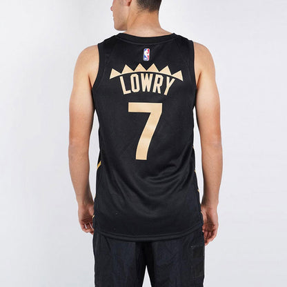 Nike NBA Toronto Raptors Kyle Lowry SW Fan Edition Jersey | Black #7 | AV4674-011