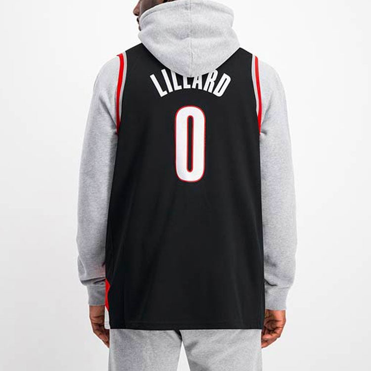 Nike NBA Portland Trail Blazers SW Fan Edition Jersey – Damian Lillard #0 Black (CW3680-010)