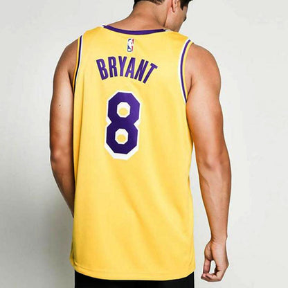 Nike NBA Los Angeles Lakers Kobe Bryant #8 Icon Edition Swingman Jersey 'Gold' AV1229-728