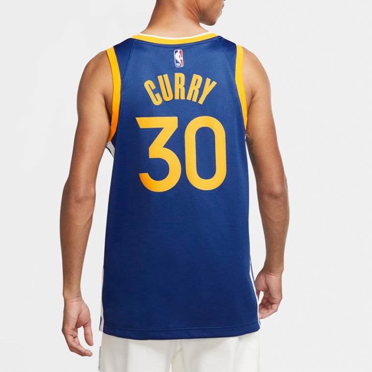 Nike NBA Golden State Warriors Stephen Curry #30 SW Fan Edition Jersey – Blue 2020/21 (CW3665-401)