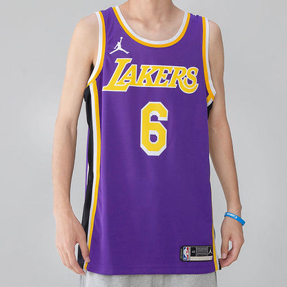 Nike NBA Los Angeles Lakers Icon Edition Swingman Jersey – LeBron James #6 – Purple | Style CV9481-513