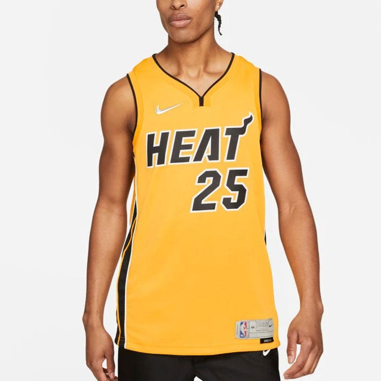 Nike NBA Miami Heat Kendrick Nunn Statement Edition Swingman Jersey – #25 Gold (CN9934-719)