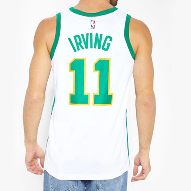 Nike Kyrie Irving Boston Celtics 2018/19 Swingman Jersey #11 – White/Green (AJ4596-101)