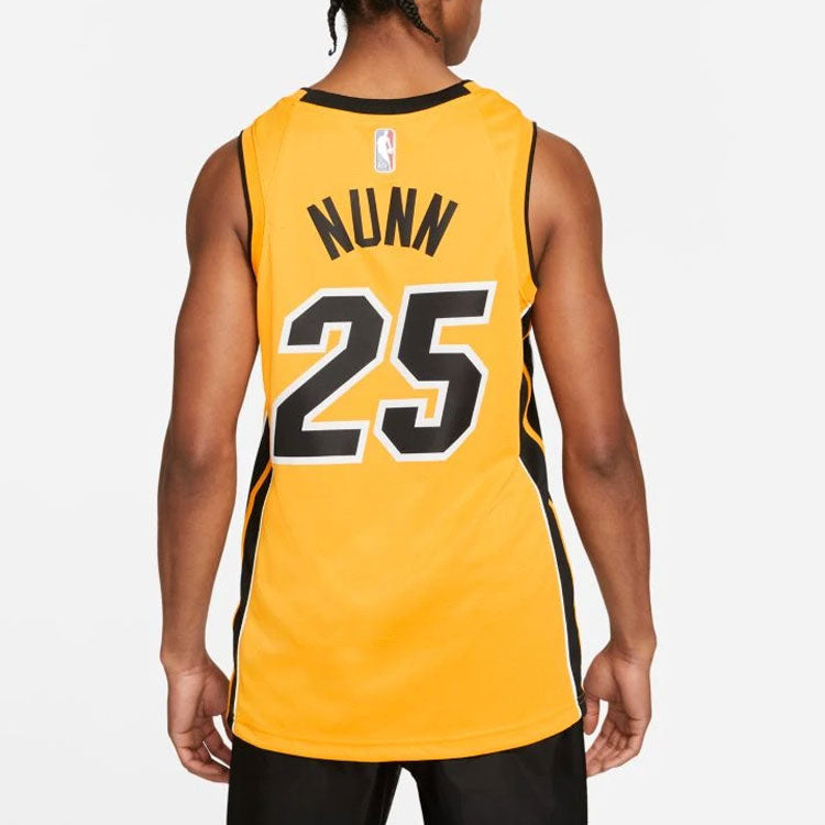 Nike NBA Miami Heat Kendrick Nunn Statement Edition Swingman Jersey – #25 Gold (CN9934-719)