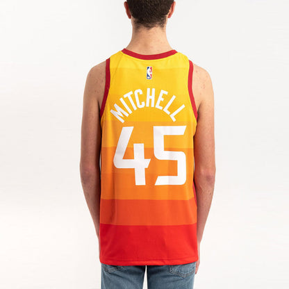Nike NBA SW Swingman Jersey – Utah Jazz #45 Donovan Mitchell City Edition 19-20 | AJ4648-728 Orange