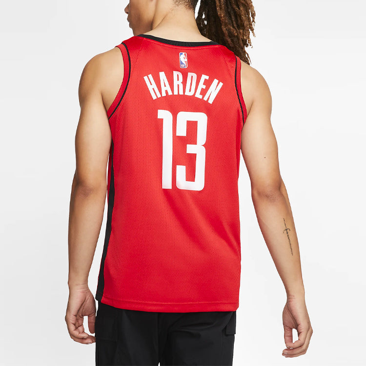 Nike x NBA Houston Rockets James Harden #13 Swingman Jersey – Red / Black (BV7992-657)