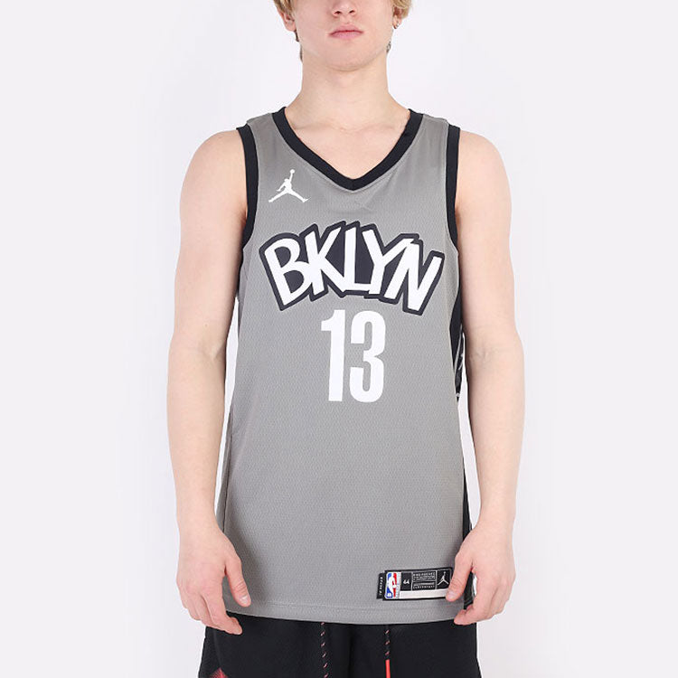 Nike NBA Brooklyn Nets Kevin Durant Statement Edition Swingman Jersey 'Grey/White' (CV9469-002)