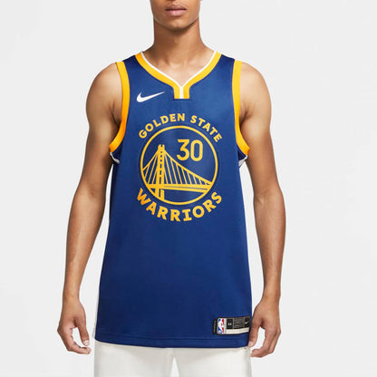 Nike NBA Golden State Warriors Stephen Curry #30 SW Fan Edition Jersey – Blue 2020/21 (CW3665-401)