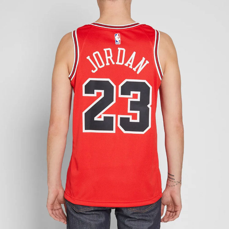 Nike NBA Chicago Bulls Michael Jordan Icon Edition Swingman Jersey | Red #23 | AO2915-657