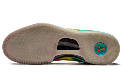 Nike Zoom Kobe 8 System 'Venice Beach' – Stadium Grey / Metallic Silver / Tour Yellow | 555035-002