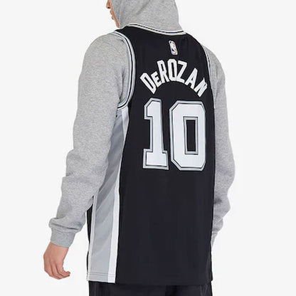 Nike NBA DeMar DeRozan #10 San Antonio Spurs Icon Edition Swingman Jersey – Black 864509-018