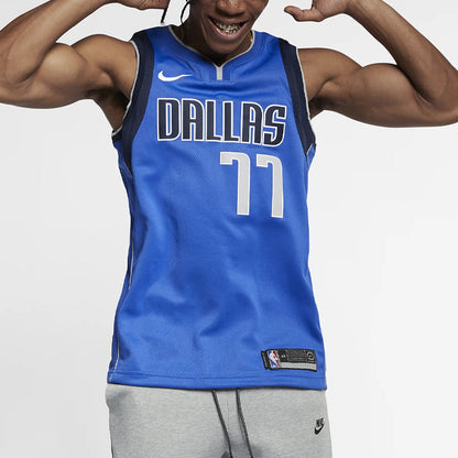Nike NBA Luka Dončič Dallas Mavericks SW Fan Edition Swingman Jersey #77 – Blue (864469-487)
