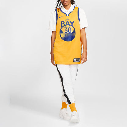 Nike NBA Golden State Warriors Stephen Curry Icon Edition Swingman Jersey – #30 Gold (AT9799-731)